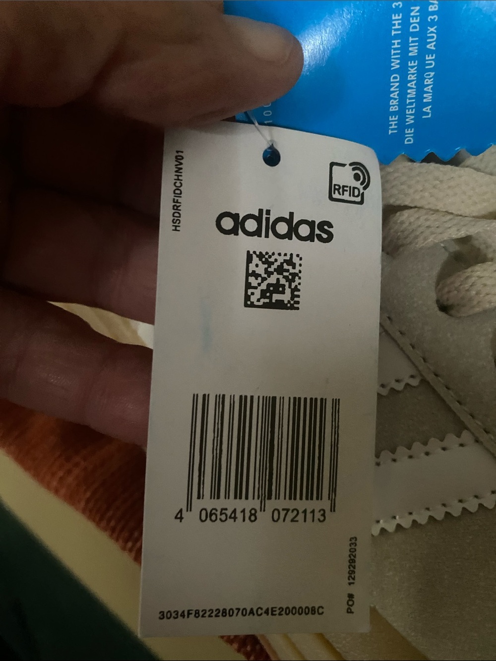 Adidas Bold Wonder Gazelle Beige Suede Sneakers with a Stacked Gum Sole - SZ 8.5 - Picture 12 of 15